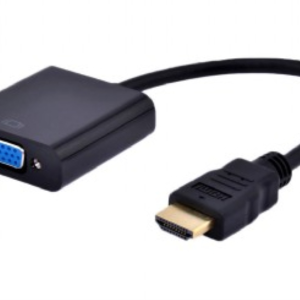 Gembird A-HDMI-VGA-03 adaptador de cable de vídeo 0,15 m HDMI tipo A (Estándar) VGA (D-Sub) Negro