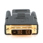 Gembird A-HDMI-DVI-2 cambiador de género para cable Negro