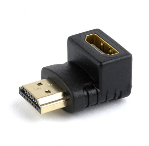 Gembird A-HDMI90-FML cambiador de género para cable HDMI Negro