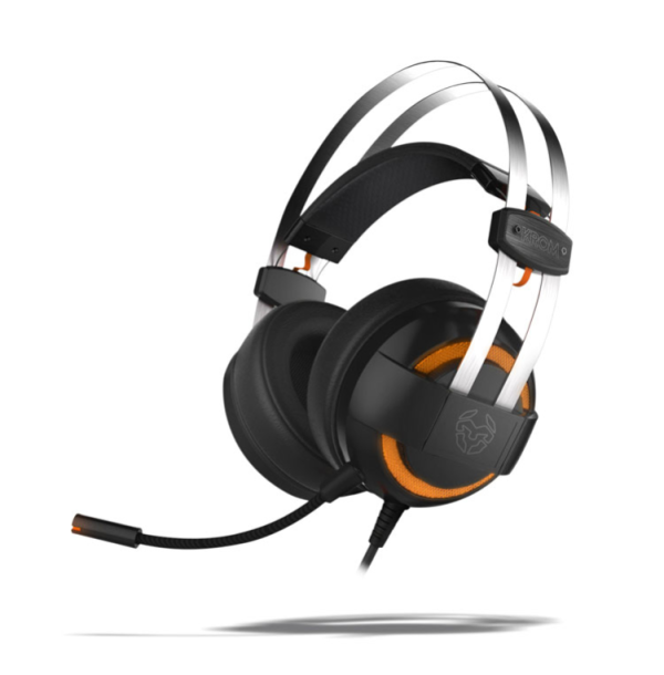 Krom Kode Auriculares Alámbrico Diadema Juego Negro