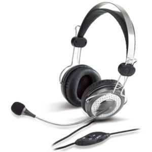 Genius Computer Technology HS-04SU Auriculares Alámbrico Diadema Oficina/Centro de llamadas Plata