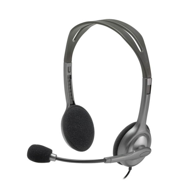 Logitech H110 Auriculares Alámbrico Diadema Oficina/Centro de llamadas Negro, Plata