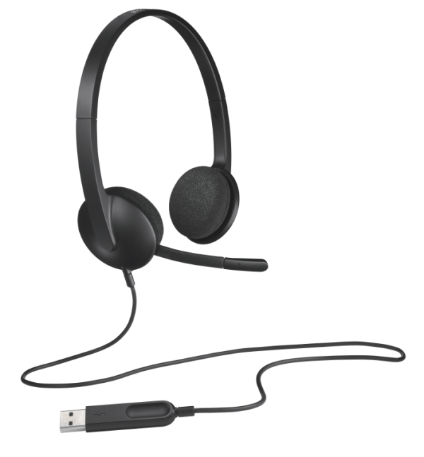 Logitech H340 Auriculares Alámbrico Diadema Oficina/Centro de llamadas USB tipo A Negro