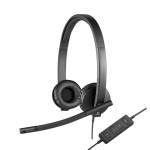 Logitech H570e Auriculares Alámbrico Diadema Oficina/Centro de llamadas USB tipo A Negro