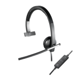 Logitech H650e Auriculares Alámbrico Diadema Oficina/Centro de llamadas USB tipo A Negro, Plata