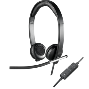 Logitech H650e Auriculares Alámbrico Diadema Oficina/Centro de llamadas USB tipo A Negro, Plata