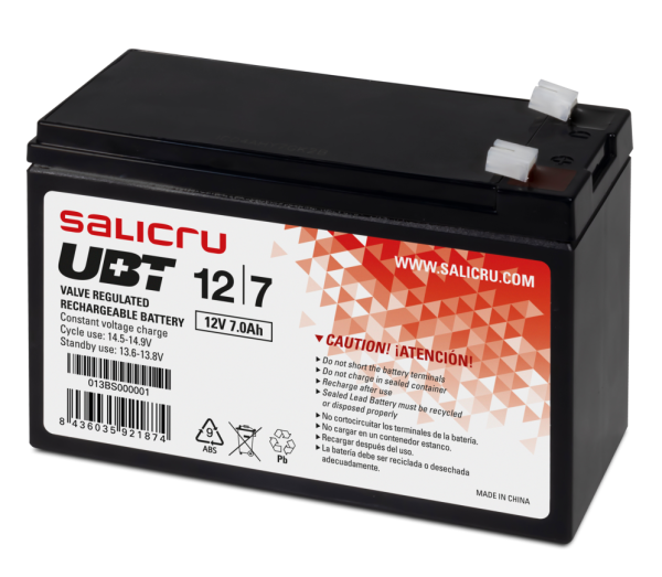 Salicru 013BS000001 batería para sistema ups Sealed Lead Acid (VRLA) 12 V 7 Ah