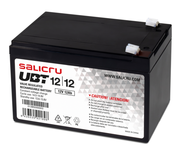 Salicru 013BS000003 batería para sistema ups Sealed Lead Acid (VRLA) 12 V 12 Ah