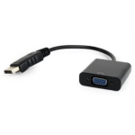 Gembird A-DPM-VGAF-02 adaptador de cable de vídeo 0,15 m VGA (D-Sub) DisplayPort Negro