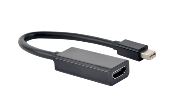 Gembird A-MDPM-HDMIF-02 adaptador de cable de vídeo Mini DisplayPort HDMI tipo A (Estándar) Negro