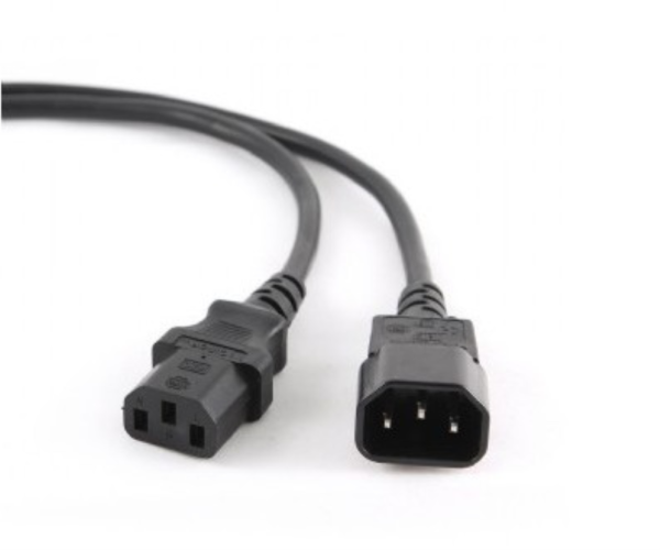 Gembird PC-189-VDE cable de transmisión Negro 1,8 m C14 acoplador