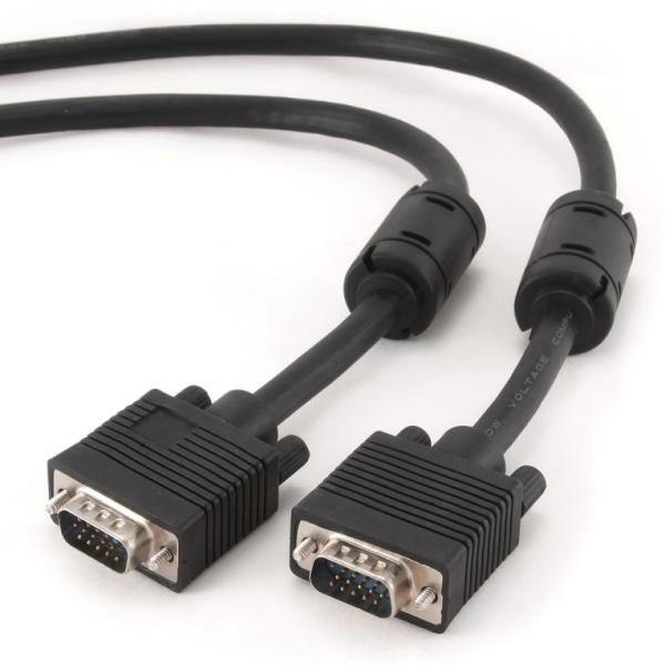 Gembird CC-PPVGA-10M-B cable VGA VGA (D-Sub) Negro