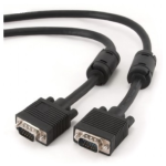 Gembird VGA, 20 m cable VGA VGA (D-Sub) Negro