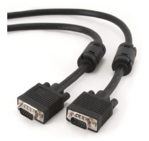 Gembird VGA, 20 m cable VGA VGA (D-Sub) Negro