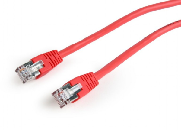 Gembird PP6-0.5M/R cable de red Rojo 0,5 m Cat6 F/UTP (FTP)