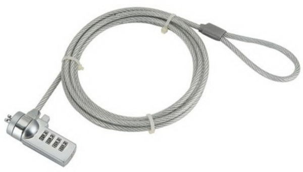 Gembird LK-CL-01 cable antirrobo Plata