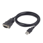 Gembird UAS-DB9M-02 cable de serie Negro 1,5 m USB tipo A DB-9