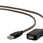 Gembird USB A/USB A M/F 10m cable USB USB 2.0 Negro