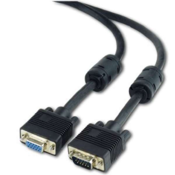 Gembird VGA M/F 1.8m cable VGA 1,8 m VGA (D-Sub) Negro