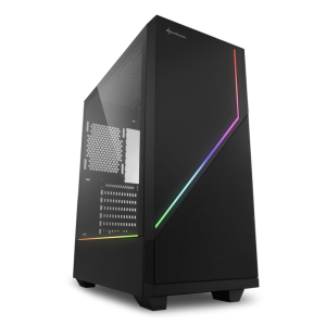 Sharkoon RGB FLOW Midi Tower Negro