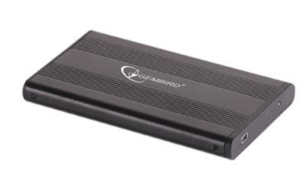 Gembird EE2-U2S-5 caja para disco duro externo Caja de disco duro (HDD) Negro 2.5"