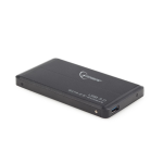 Gembird EE2-U3S-2 caja para disco duro externo Caja de disco duro (HDD) Negro 2.5"