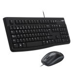 Logitech Desktop MK120 teclado Ratón incluido USB QWERTY Español Negro