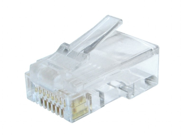 Gembird LC-8P8C-002/100 conector RJ-45 Transparente