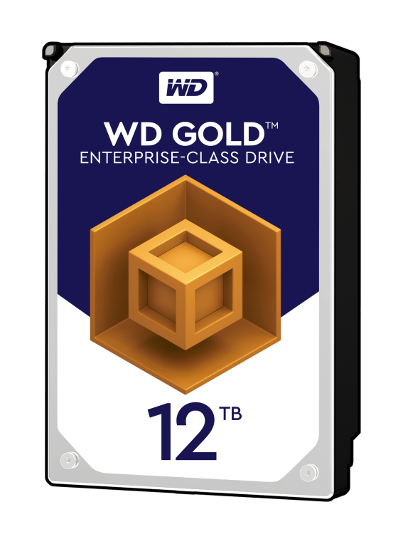 Western Digital Gold disco duro interno 12 TB 7200 RPM 256 MB 3.5" Serial ATA III