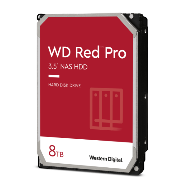 Western Digital Red Pro disco duro interno 8 TB 7200 RPM 256 MB 3.5" Serial ATA III