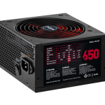 NOX NXS650 unidad de fuente de alimentación 650 W 20+4 pin ATX Negro, Rojo