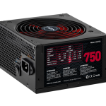 NOX NXS750 unidad de fuente de alimentación 750 W 20+4 pin ATX Negro, Rojo