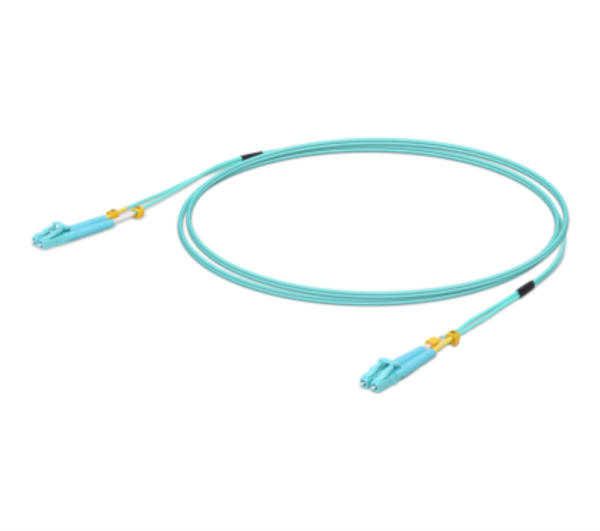 Ubiquiti UniFi ODN 3m cable de fibra optica LC OM3 Color aguamarina