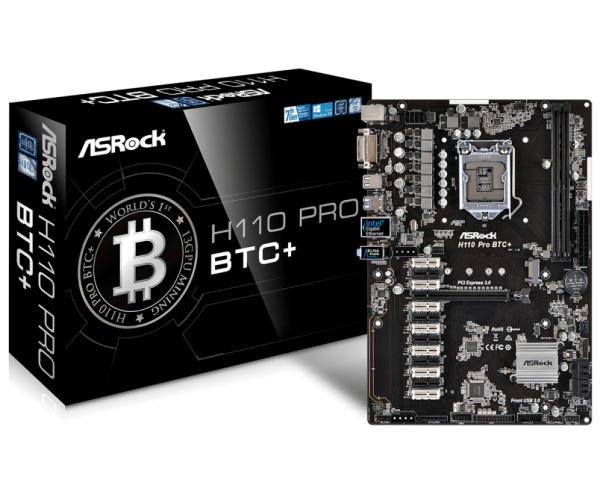 Asrock H110 Pro BTC+ Intel® H110 LGA 1151 (Zócalo H4) ATX