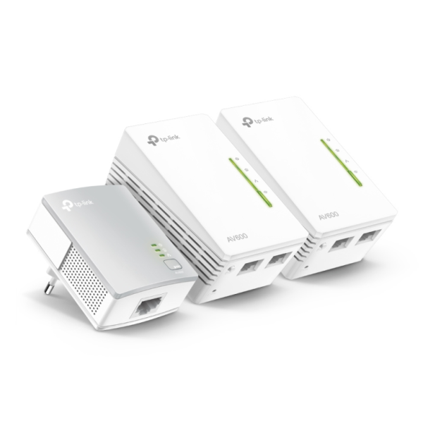 TP-Link TL-WPA4220T KIT adaptador de red PowerLine 300 Mbit/s Ethernet Wifi Blanco 3 pieza(s)