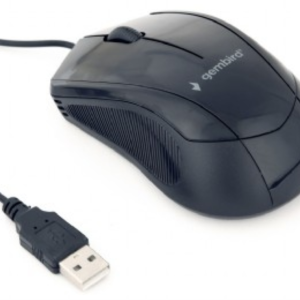 Gembird MUS-3B-02 ratón Oficina Ambidextro USB tipo A Óptico 1000 DPI