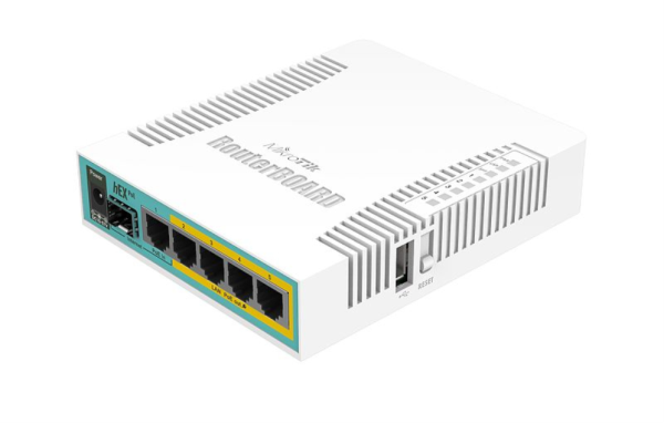 Mikrotik hEX PoE router Blanco