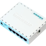 Mikrotik RB750GR3 router Gigabit Ethernet Turquesa, Blanco