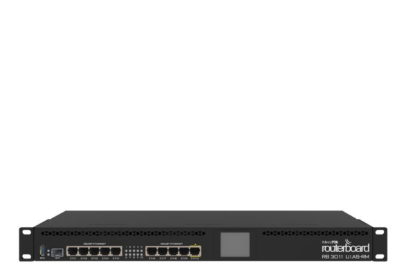 Mikrotik RB3011UIAS-RM router Gigabit Ethernet Negro