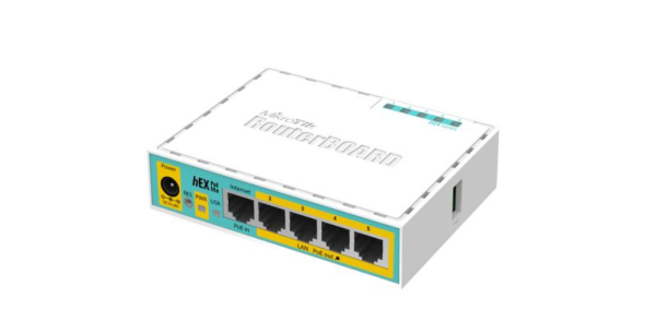 Mikrotik hEX PoE lite router Ethernet rápido Blanco