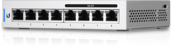 Ubiquiti UniFi 5 x Switch 8 Gestionado Gigabit Ethernet (10/100/1000) Energía sobre Ethernet (PoE) Gris