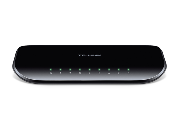 TP-Link TL-SG1008D No administrado Gigabit Ethernet (10/100/1000) Negro