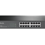 TP-Link TL-SG1016DE Gestionado L2 Gigabit Ethernet (10/100/1000) 1U Negro