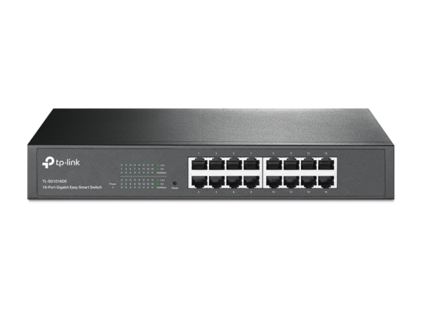 TP-Link TL-SG1016DE Gestionado L2 Gigabit Ethernet (10/100/1000) 1U Negro