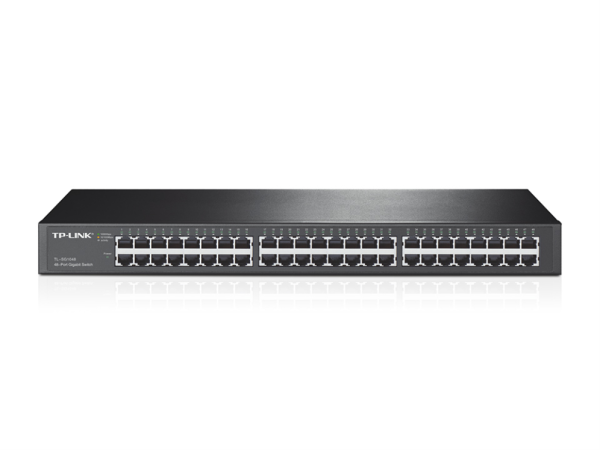 TP-Link TL-SG1048 No administrado Gigabit Ethernet (10/100/1000) 1U Negro