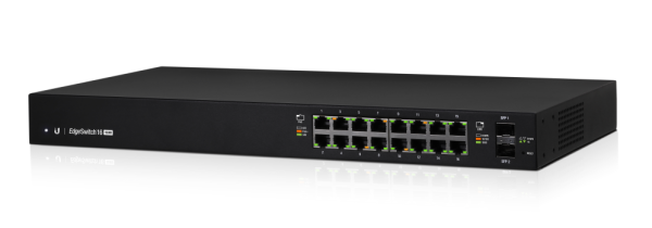 Ubiquiti ES-16-150W switch Gestionado L2/L3 Gigabit Ethernet (10/100/1000) Energía sobre Ethernet (PoE) Negro