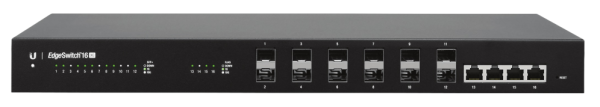 Ubiquiti ES-16-XG Gestionado 10G Ethernet (100/1000/10000) 1U Negro