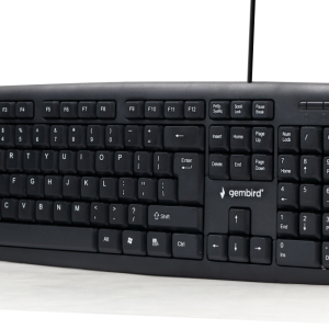 Gembird KB-U-103-ES teclado Hogar USB Español Negro