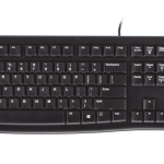 Logitech K120 Corded Keyboard teclado USB QWERTY Español Negro