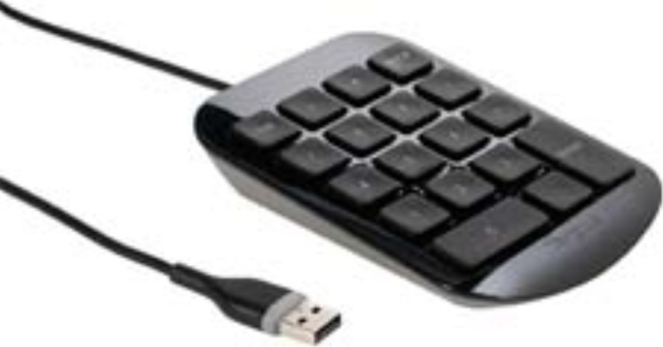 Targus Numeric Keypad teclado Negro, Gris